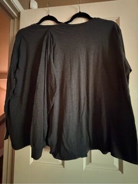 Russell Athletic Long Sleeve Crewneck Tee - Charcoal 2 shirts